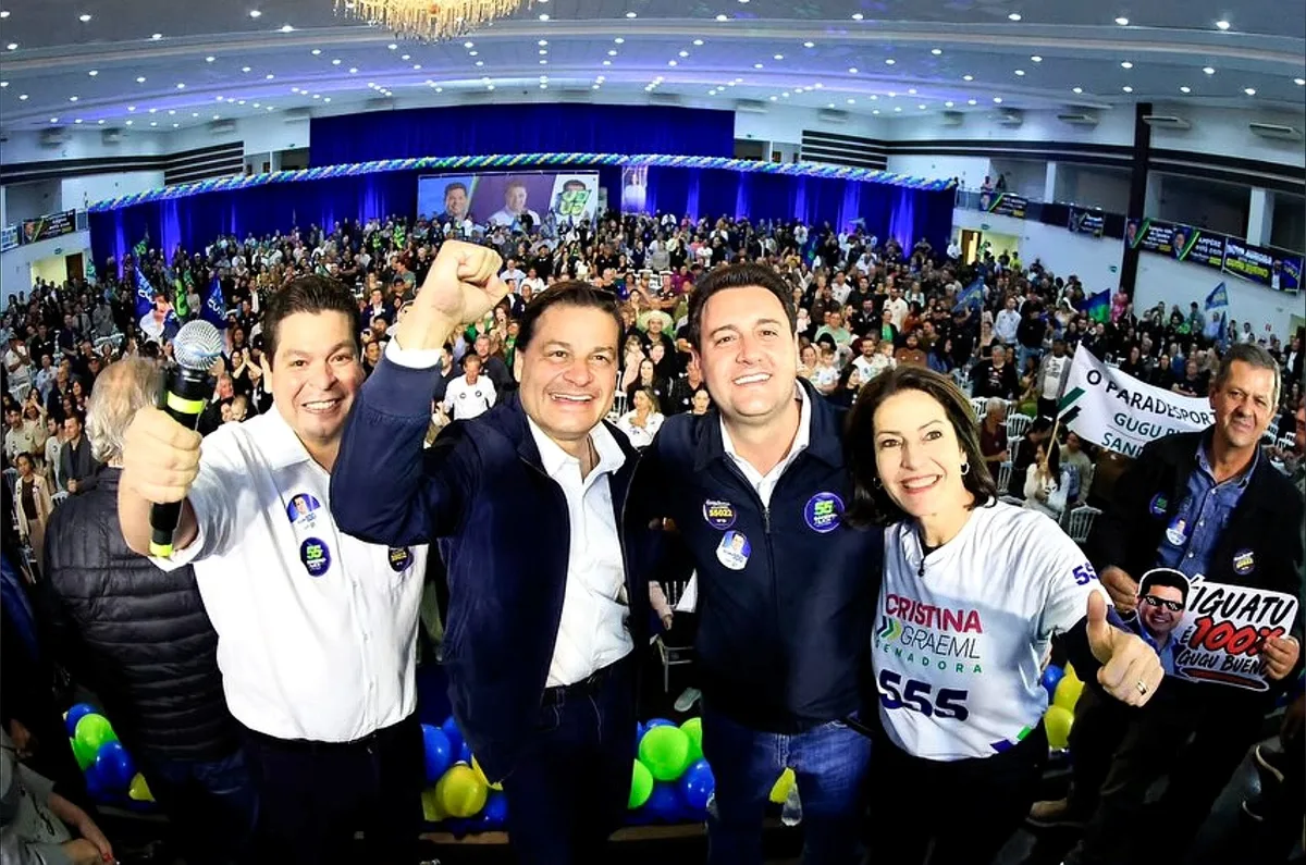 Crusoé: Candidato de Ratinho Jr. no Paraná despenca e pedetista sobe, indica AtlasIntel