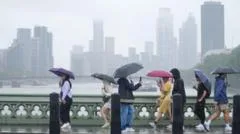 Heavy showers and thunderstorms bring risk of flash flooding to UK
