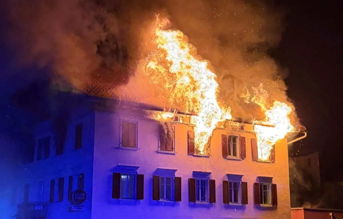 Suisse : Cinq disparus et 19 blessés dans deux incendies d’immeubles d’habitation