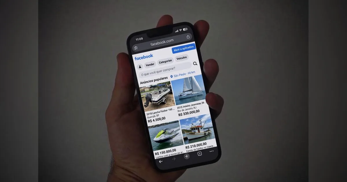 Homem viaja a Apucarana para comprar barco anunciado no Facebook e perde R$ 4 mil em golpe