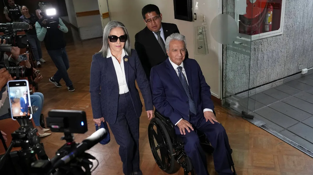 Condenaron al expresidente ecuatoriano Lenín Moreno a cinco años de prisión por corrupción