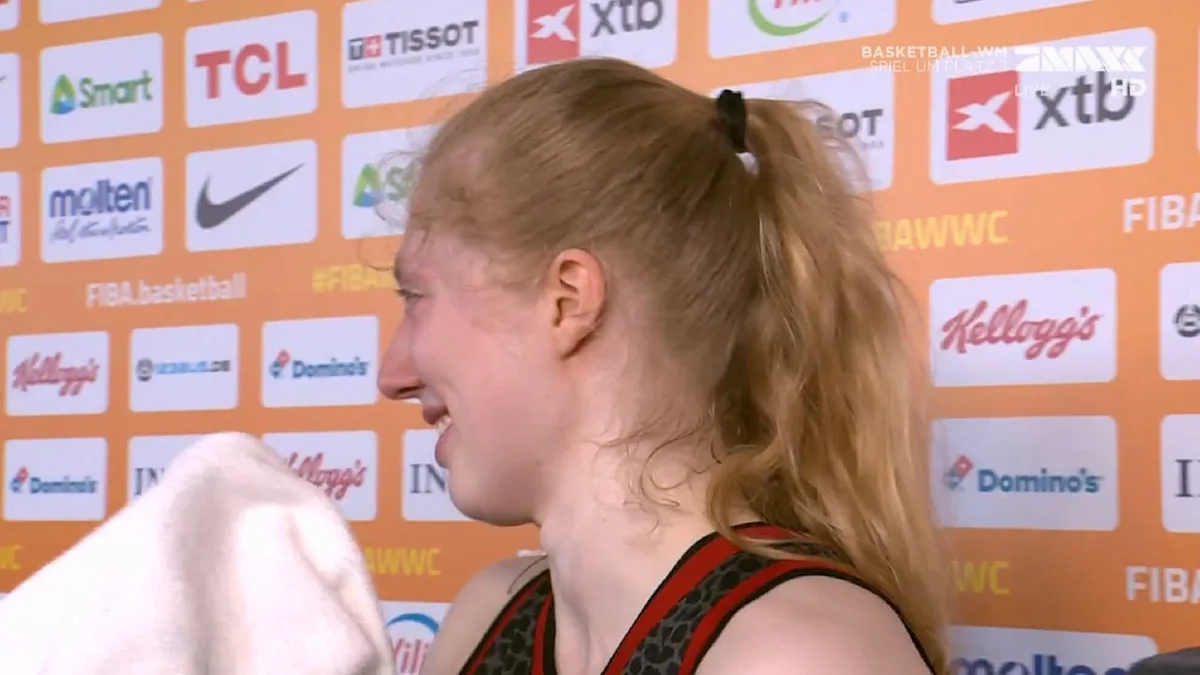 Bittere Tränen im TV - Interview nach Basketball-Pleite abgebrochen