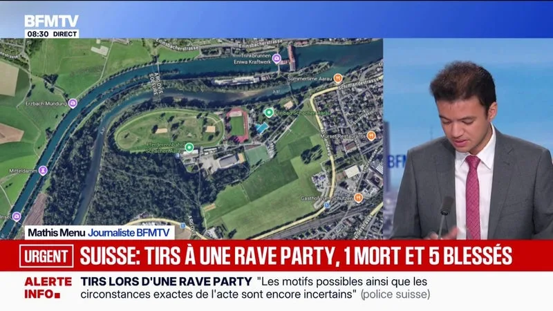 Suisse: un mort et cinq blessés après des coups de feu en marge d'une rave party