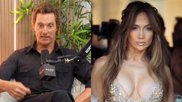 Matthew McConaughey revela como usou nome de Jennifer Lopez para “escapar” de policiais na fronteira do México; assista Matthew McConaughey revela como usou nome de Jennifer Lopez para escapar de policiais no México (Foto: Reprodução/Youtube; Getty)