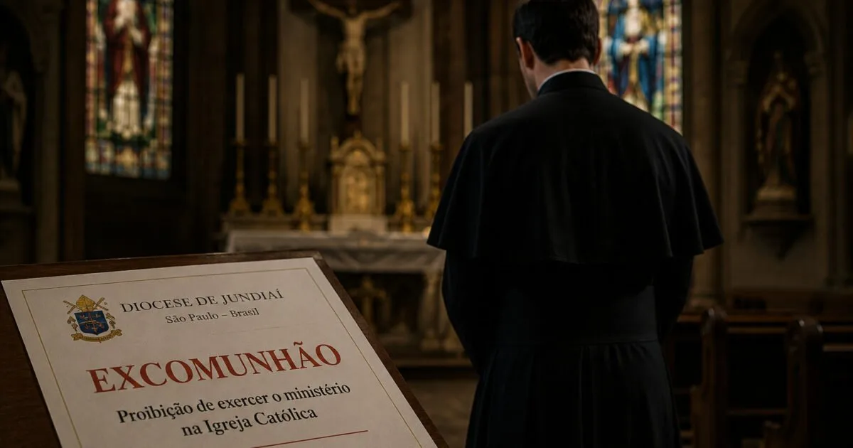 Padre é excomungado da Igreja Católica em Jundiaí por aderir à FSSPX