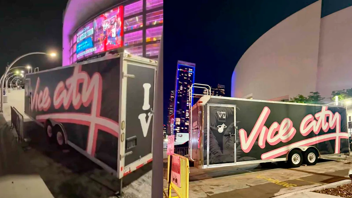 GTA 6 começa a tomar conta de Miami: caminhão temático de Vice City surge nas ruas da cidade