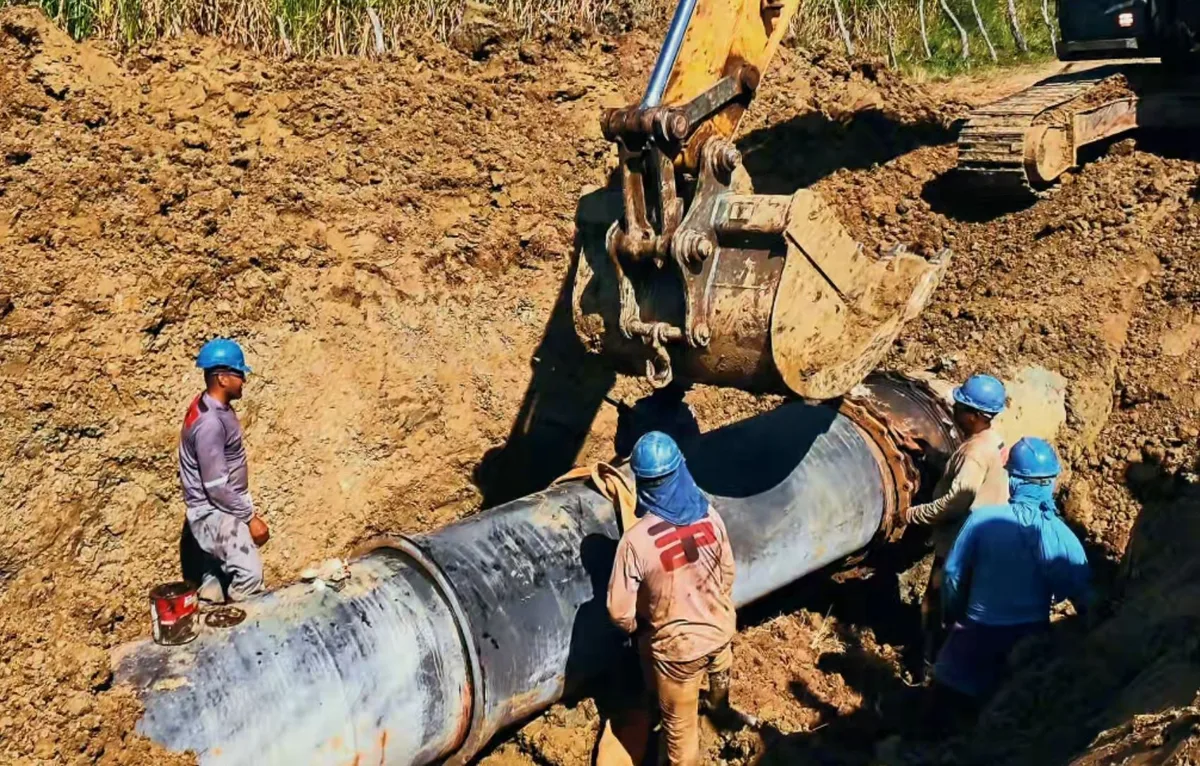 Vazamento em adutora afeta abastecimento de água em Aracaju, Nossa Senhora do Socorro e Barra dos Coqueiros