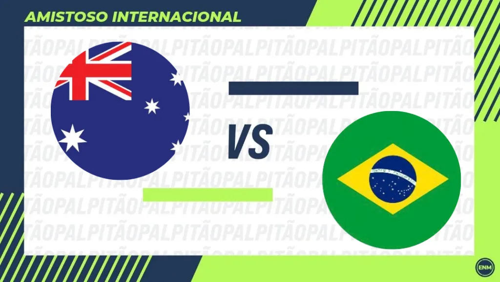 Austrália x Brasil: prováveis escalações, arbitragem, onde assistir, retrospecto e palpites