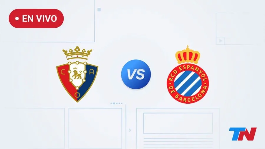 Osasuna vs Espanyol en vivo por la fecha 5 de La Liga de España: hora, dónde ver y formaciones