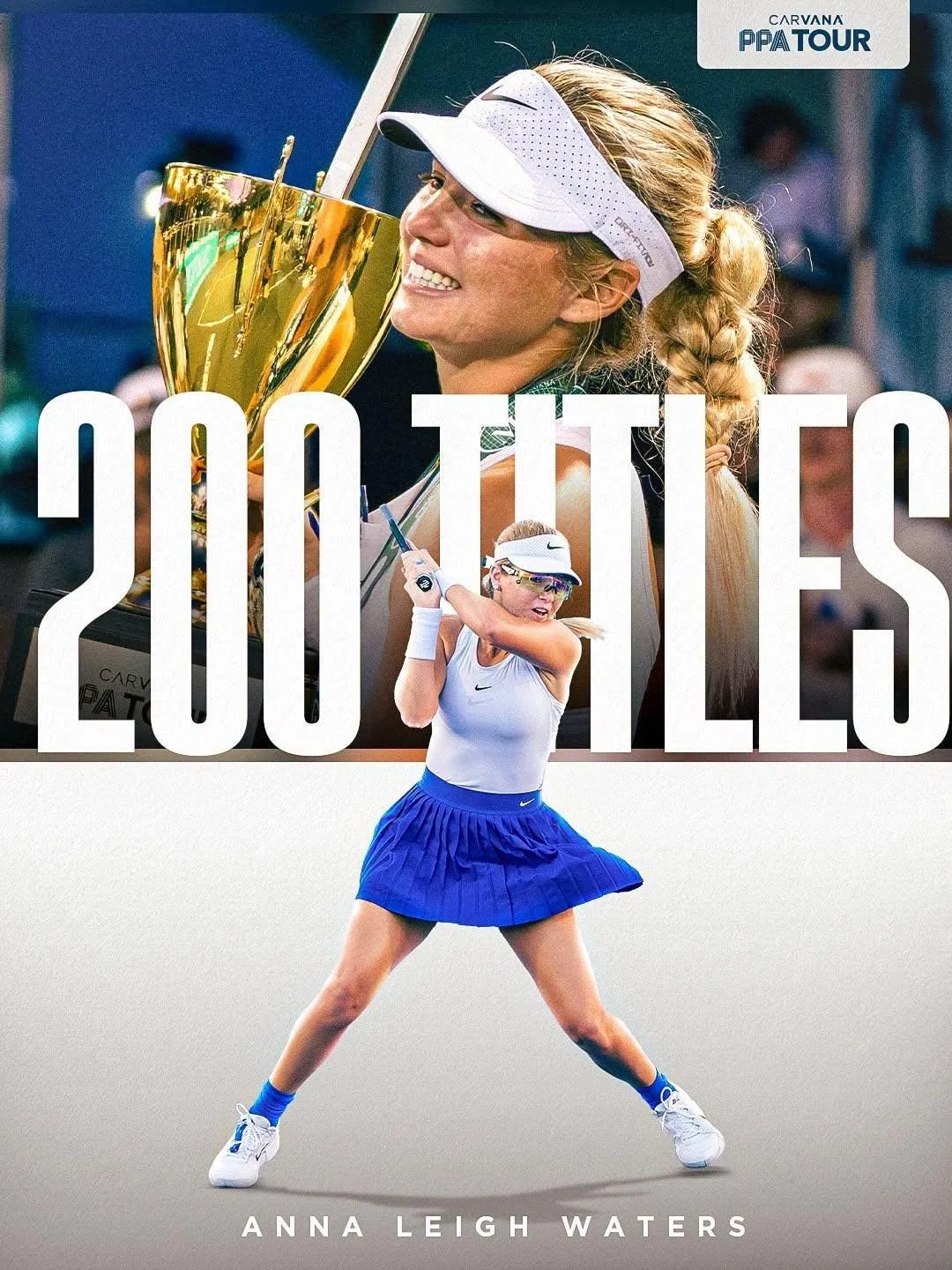 Waters Hits 200 Career Titles With Triple Crown At Pro Pickleball Association Chicago Cup