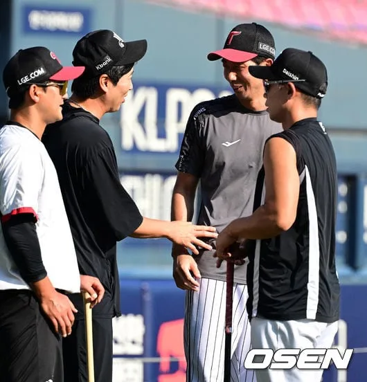 [사진]우규민-김용의-빅경수, LG 동창회
