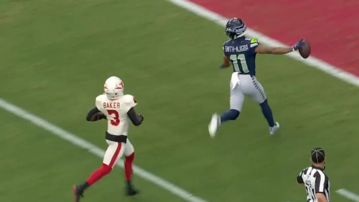Seahawks’ Smith-Njigba breaks free for massive 82-yard touchdown