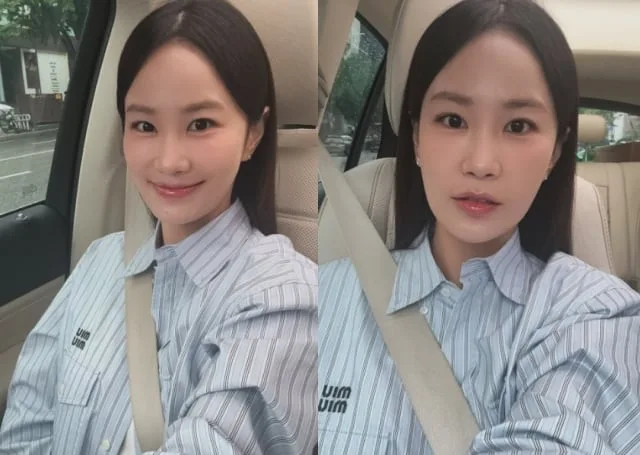 ‘김준호♥’ 김지민, 먹덧에도 부기 없는 예쁜 임산부..아들 비주얼 궁금하네