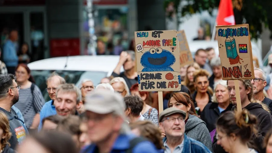Gegenwind für die AfD: „Kein Schritt zurück“: Rund 20.000 bei Demo gegen AfD in NRW