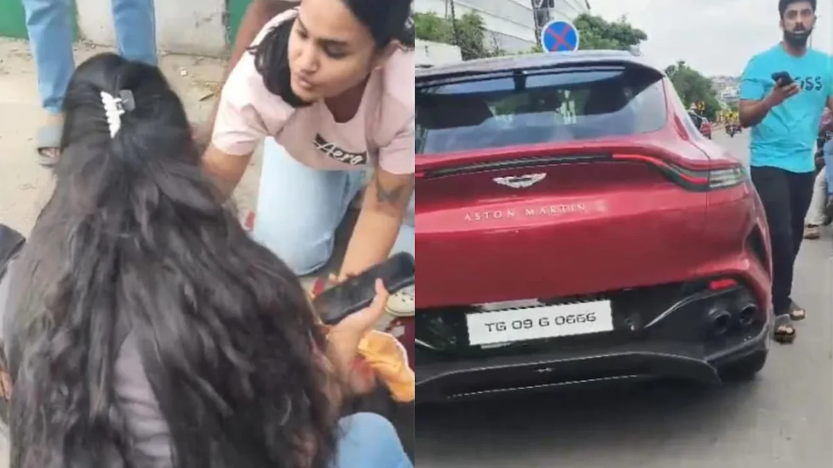 Screams, Body On Road: Moment After Aston Martin Runs Over Hyderabad Woman