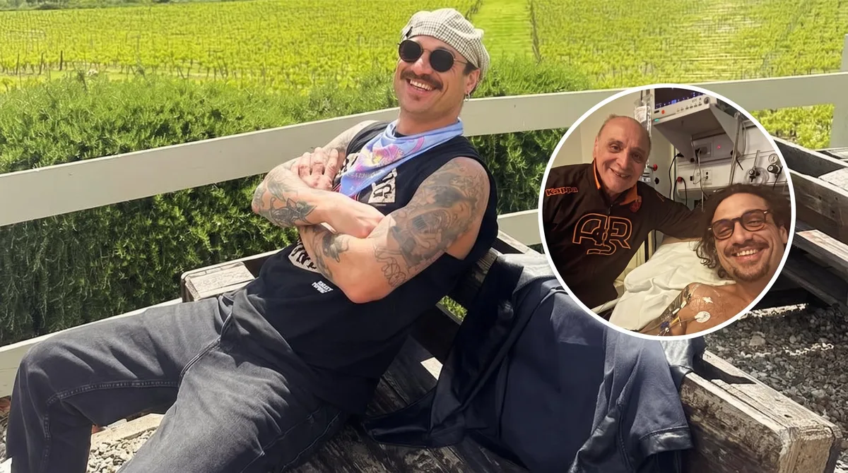 Daniel Osvaldo compartió una imagen desde el hospital mientras continúa bajo atención médica
