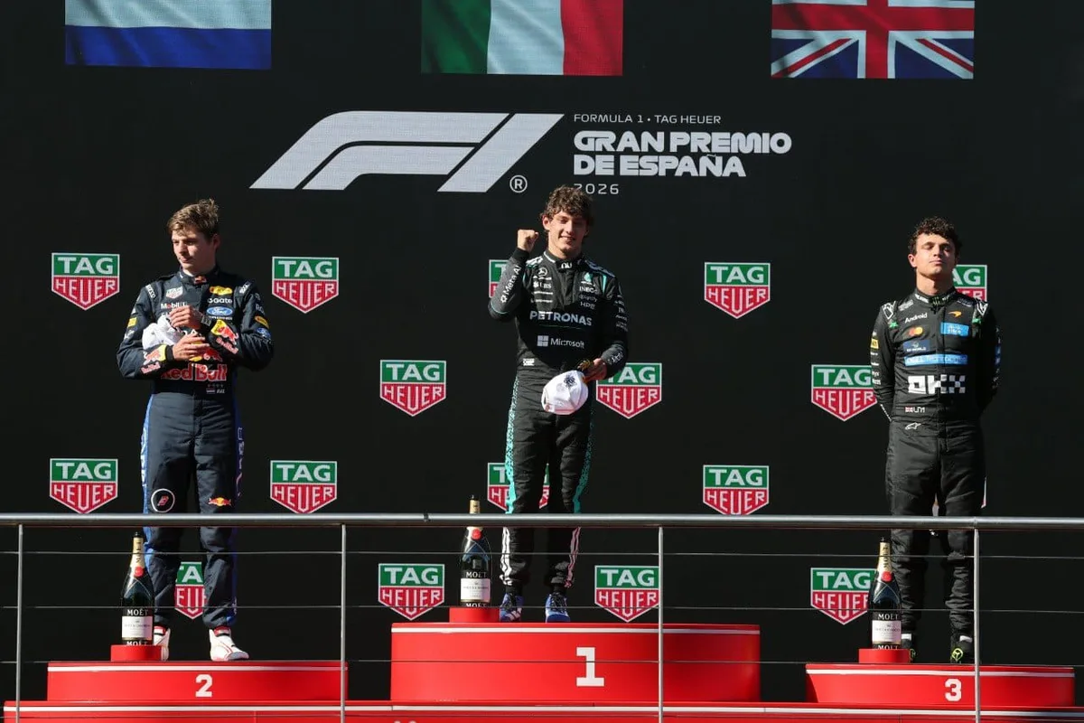 Kimi Antonelli conquista el GP de España