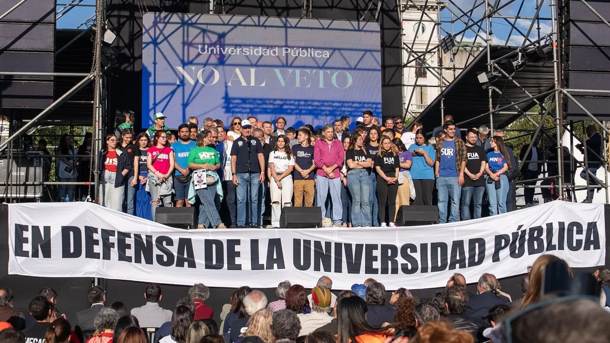 Marcha Federal Universitaria: gremios, organizaciones sociales y partidos se movilizan contra el gobierno de Milei
