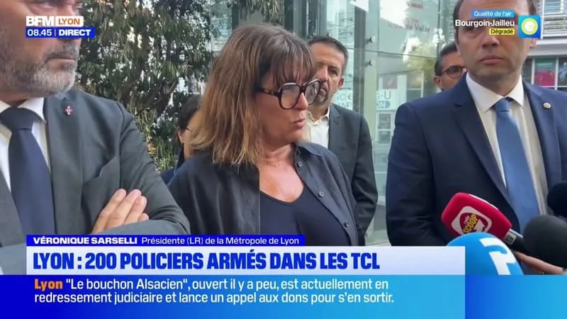 Lyon : 200 policiers armés dans les TCL avec la création de la brigade métropolitaine des transports