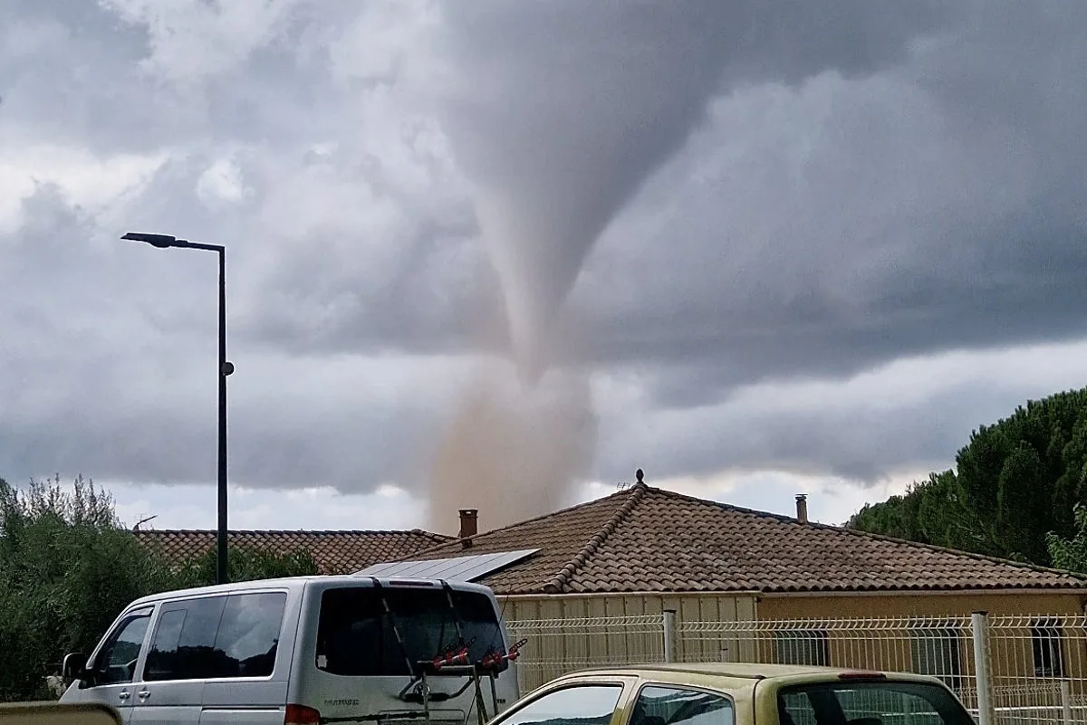 Huge tornado tears through villages in Southern France as over 300 homes damaged