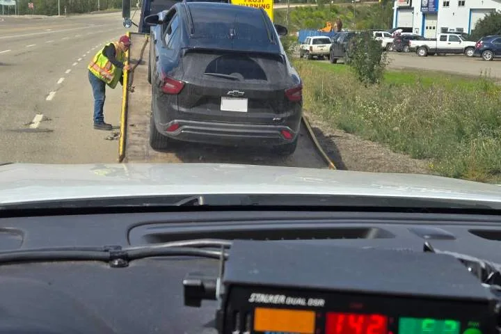21-year-old Alberta driver fined for excessive speeding on B.C. highway