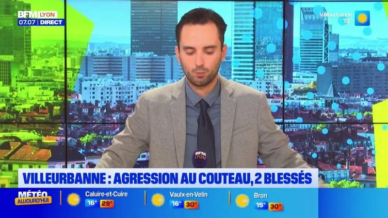 Villeurbanne : agression au couteau, 2 blessés