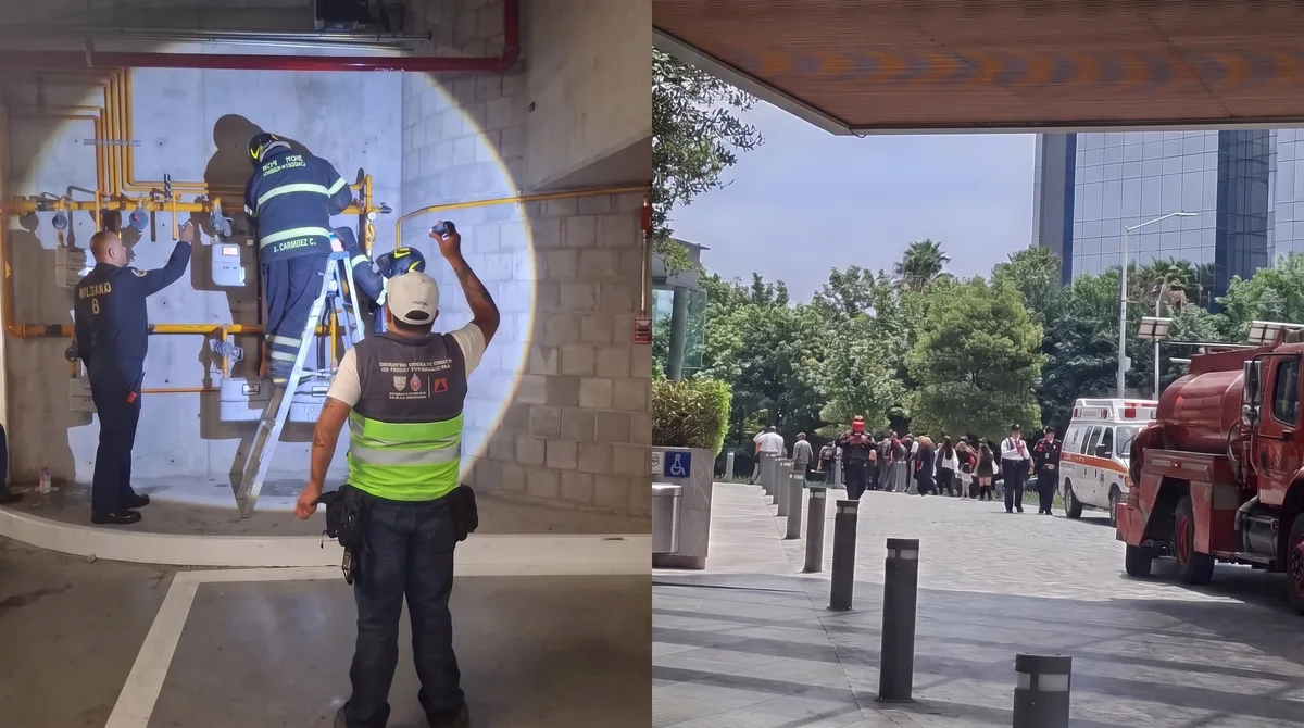 La fuga de gas que provocó un desalojo de emergencia en centro comercial de Santa Fe, CDMX