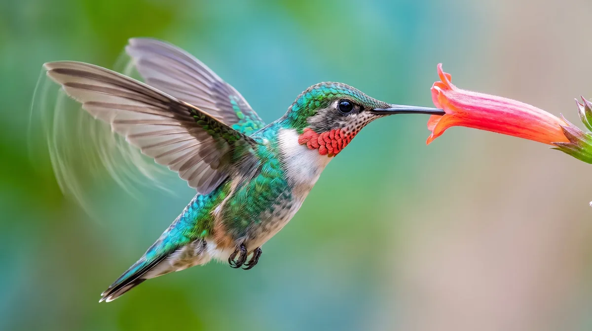 La razón detrás del particular zumbido en vuelo del colibrí, según un reciente estudio
