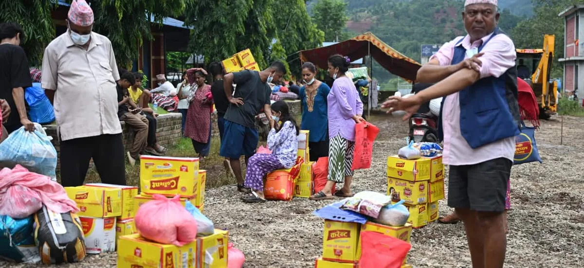 Clean-up begins as authorities in Nepal assess how many homes have been lost