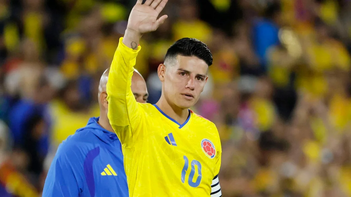 James Rodríguez anuncia su retirada de la selección