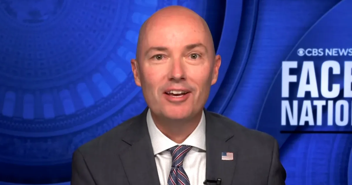 Utah Gov. Spencer Cox says government needs to "protect the public" on AI