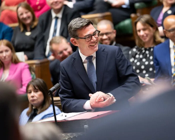 Burnham’s first PMQs showed a leader who wants to please – but knows how to push back