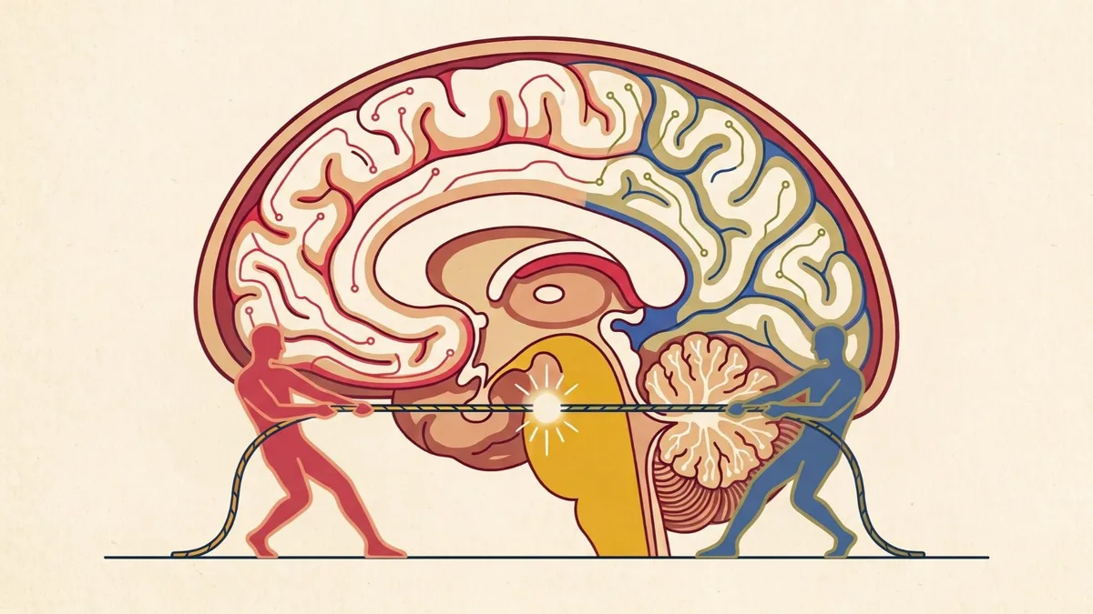 Dos zonas del cerebro compiten entre el riesgo y la evitación, según un estudio con registros en tiempo real