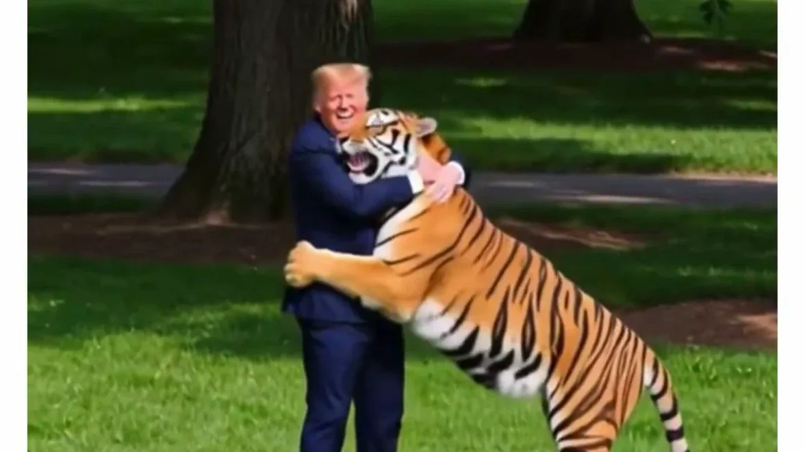 Zoo in Yorkshire: Trump verbreitet KI-Video nach tödlichem Tigerangriff