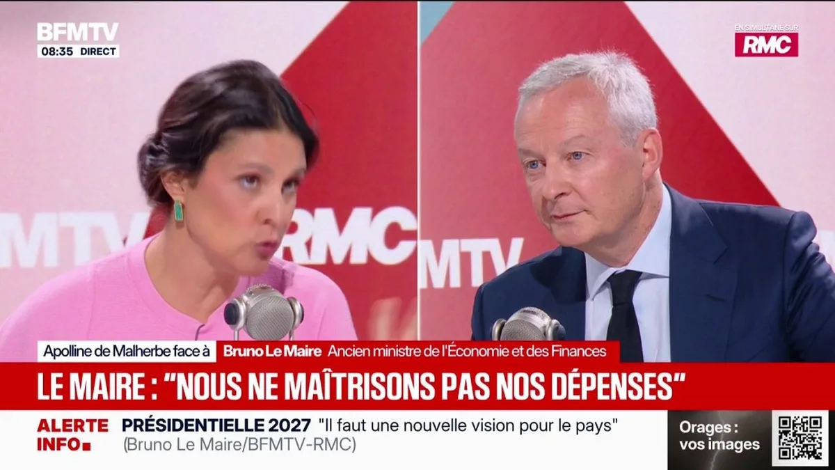 “Il faut une règle d’or [constitutionnelle] sur l’équilibre des comptes publics”, estime Bruno Le Maire