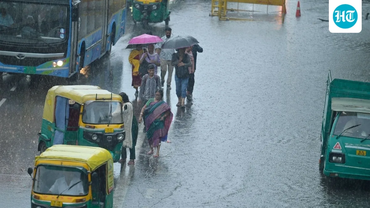 Rain hobbles Delhi-NCR again as flooding chokes roads and traffic crawls