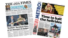 The Papers: 'Burnham hints at tax increases' and 'Halt the hellrides'