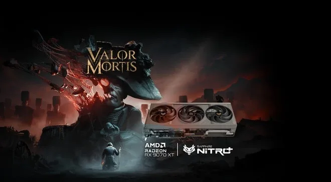 Sapphire revela placa de vídeo Nitro+ Radeon RX 9070 XT com tema do jogo Valor Mortis
