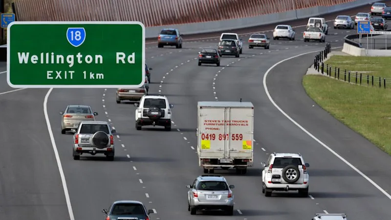 ‘A hell of a mess’: Two-car peak-hour crash snarls EastLink, multiple lanes closed