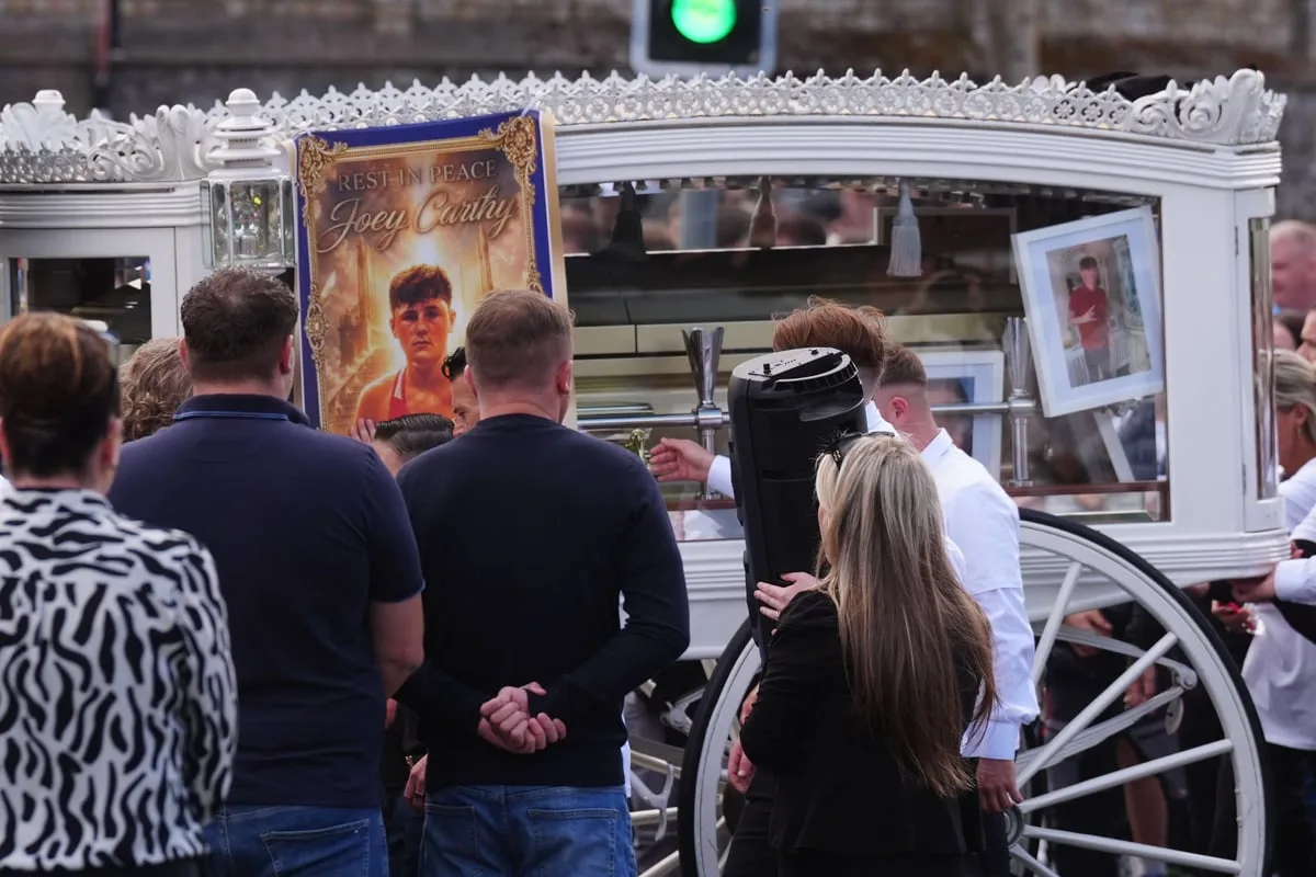 Funeral held for teenager killed in wrong-way motorway crash