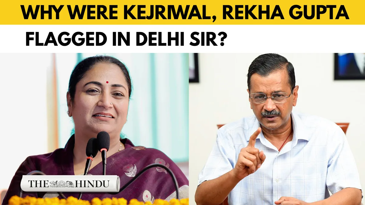 Delhi SIR: Rekha Gupta, Arvind Kejriwal among 33.1 lakh voters flagged for verification