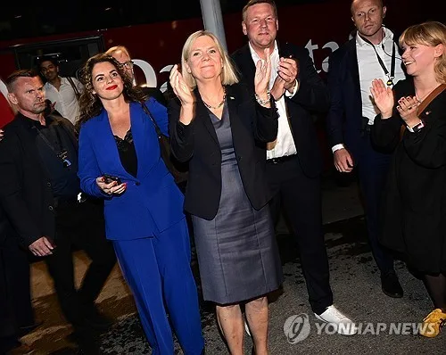 스웨덴 총선서 중도좌파 연합 51.3% 득표 관측…극우돌풍 '주춤'