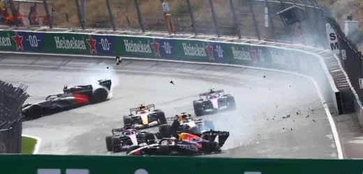 Formel 1 – Großer Preis der Niederlande: Heftiger Unfall von Max Verstappen