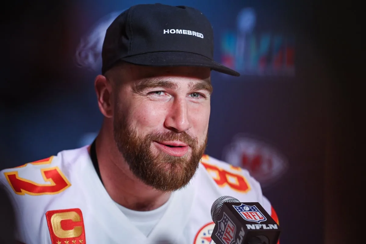Travis Kelce flashes ring and opens up about ‘magical’ Taylor Swift wedding