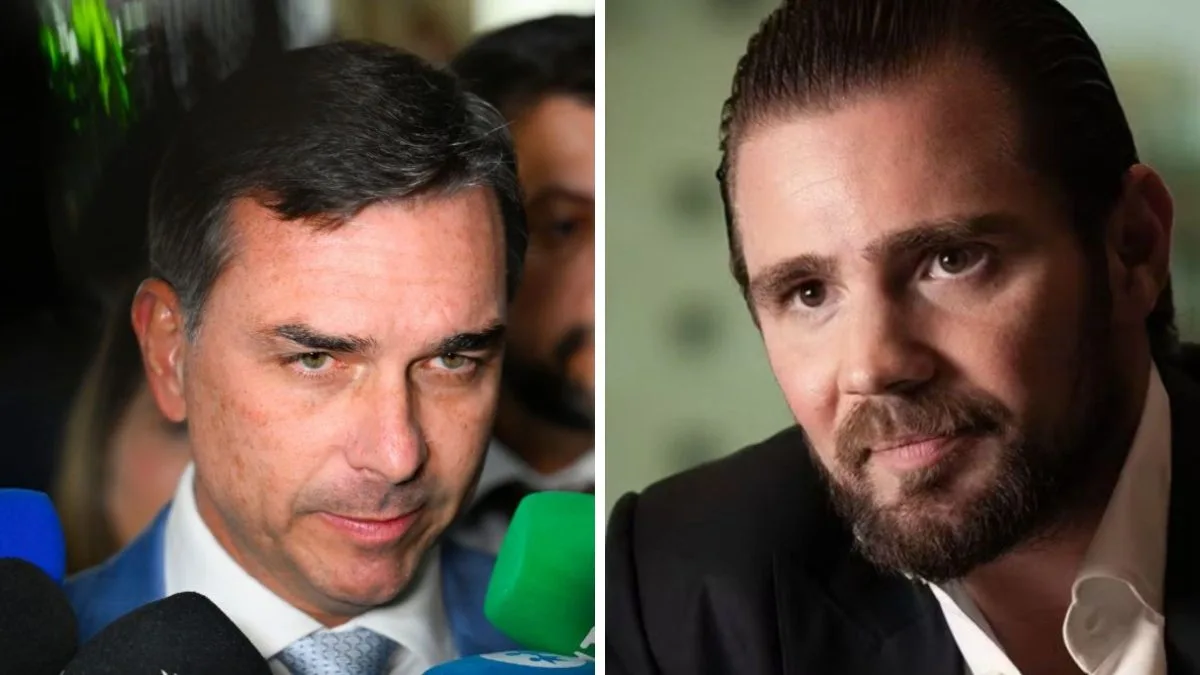 Flávio defende investimento de Vorcaro em filme de Bolsonaro e se esquiva sobre divulgação de contrato