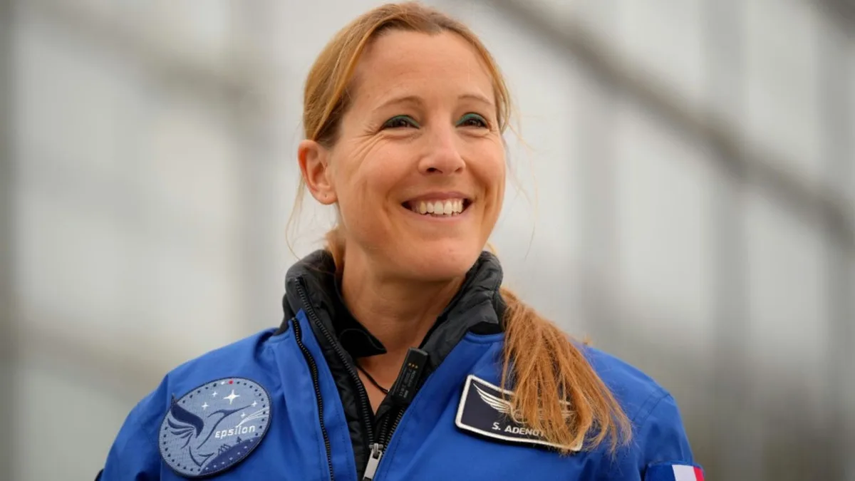 Astronautin Adenot als erste Französin auf Außeneinsatz im All