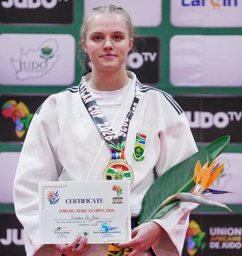 Kendra de Beer is a rising force in South African judo