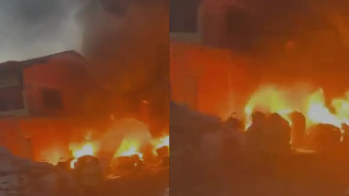 Depósito de reciclagem pega fogo na Zona Sul de Teresina; bombeiros apontam suspeita de fogos de artifício