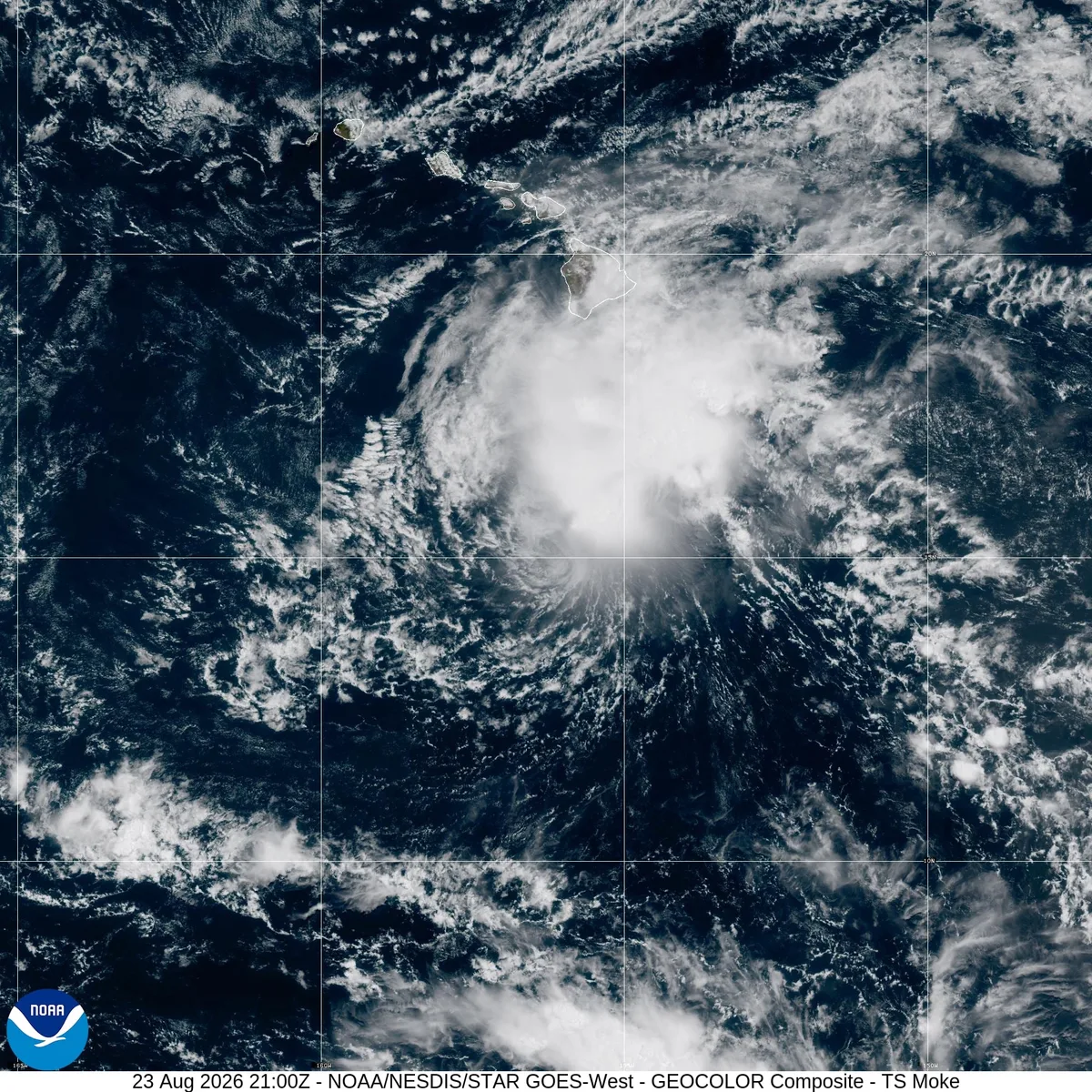 Tropical Storm Moke forecasted to dump more heavy rain on hurricane-stricken Hawaii