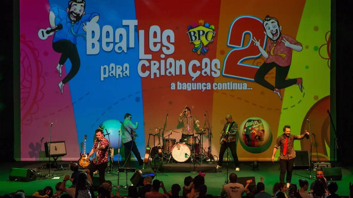 Beatles para crianças: show apresenta clássicos da banda para nova geração no ES
